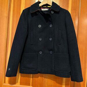 [johnnie b] Navy Blue Pea Coat - Size 13-14Y